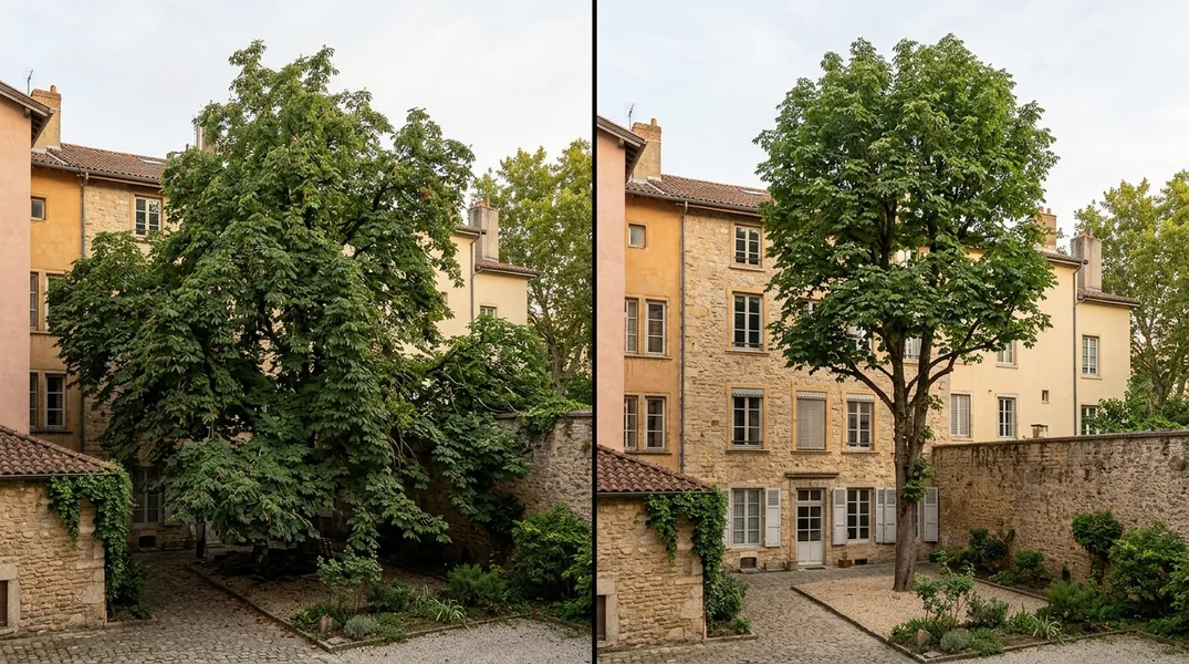 Résultat élagage à Lyon — Elagage Lyon